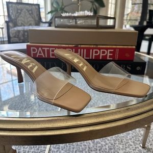 Zara Kitten Heel with Clear Strap size 8 / 38